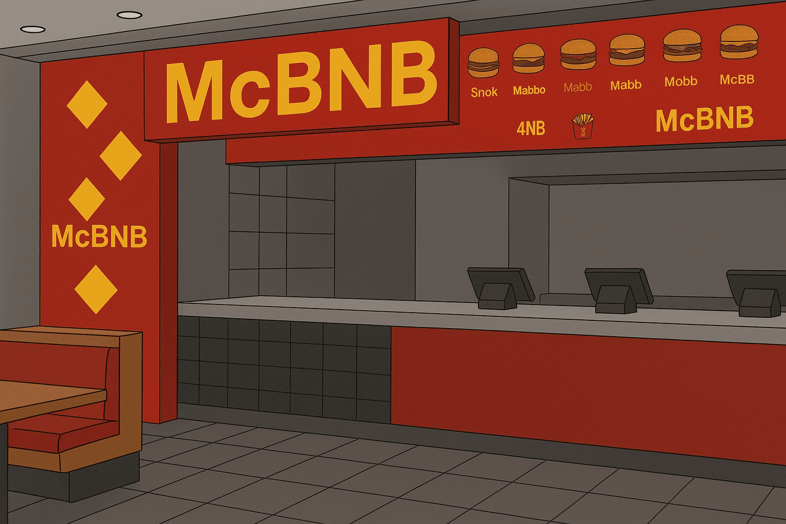 McBNB Restaurant Interior