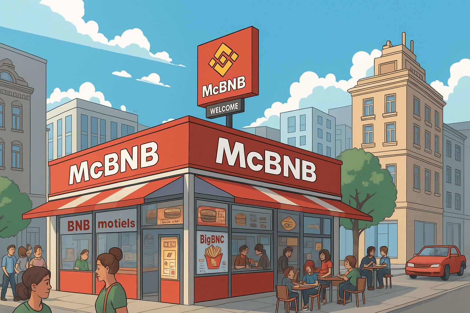 McBNB Restaurant Exterior